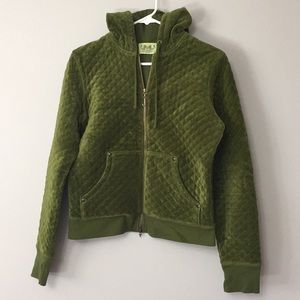 Juicy Couture Olive Green Quilted Jacket